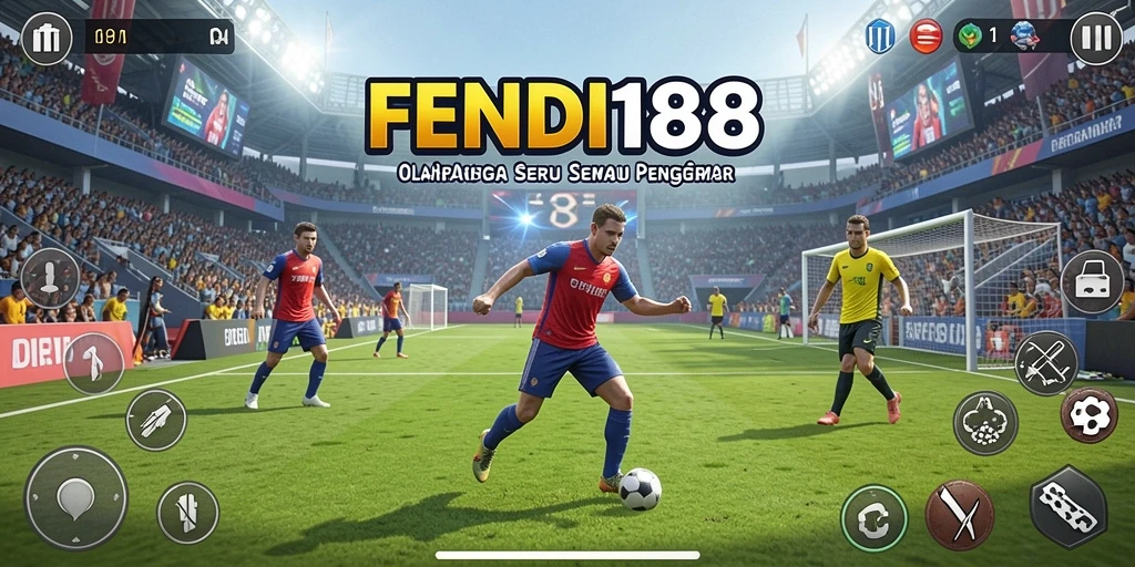 Tampilan gameplay FENDI188 yang seru dan kompetitif di arena olahraga.