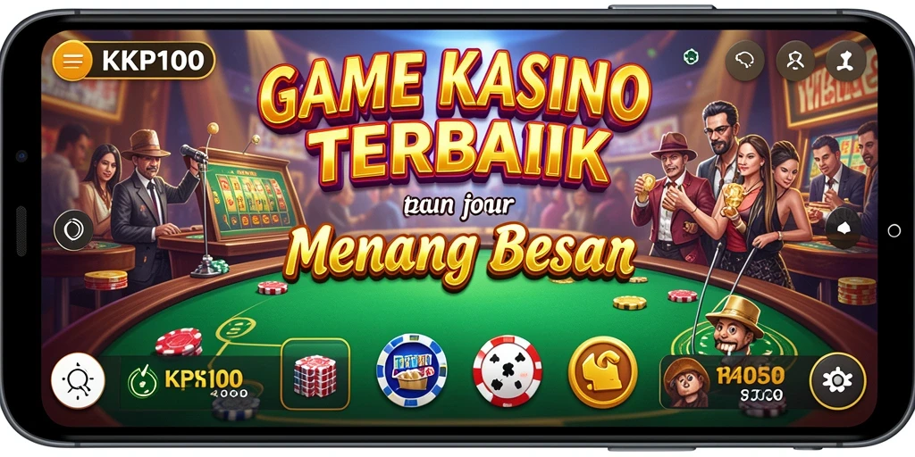 Screenshot gameplay KPK100 menampilkan keseruan permainan kasino yang interaktif.