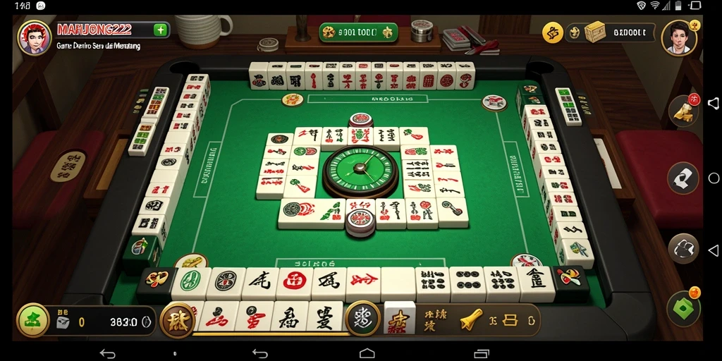 Gameplay seru di MAHJONG222 menampilkan momen kompetitif domino.