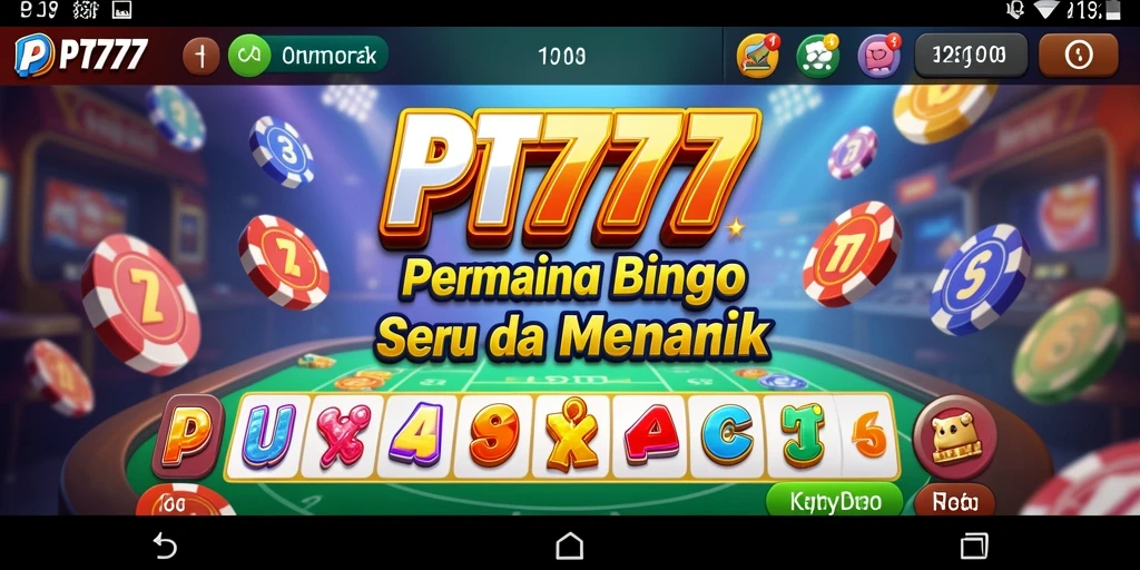 Tampilan gameplay seru di PT777 dengan berbagai angka Bingo.