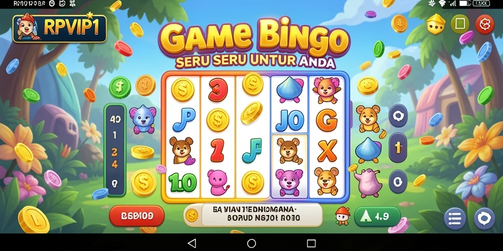 Gameplay Bingo yang seru dan menegangkan dalam RPVIP1.